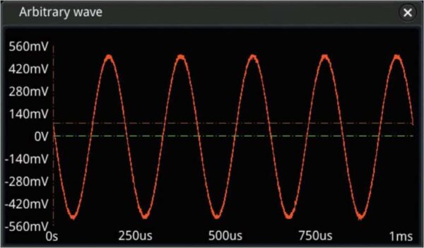 리골 Rigol MSO5000-AWG - 이중 채널 25MHz 파형 발생기