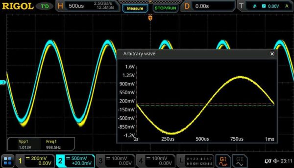 리골 Rigol DS8000-R-AWG - 25MHz 임의 파형 발생기 옵션