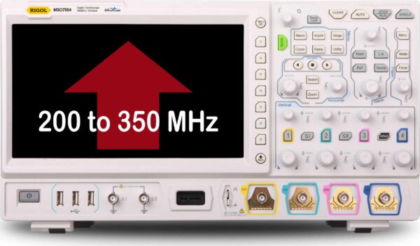 리골 Rigol DS7000-BW2T3 - DS7024/MSO7024 대역폭을 200MHz에서 350MHz로 업그레이드
