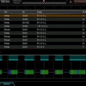 리골 Rigol SD-DS2 직렬 데이터 디코딩-RS-232, I2C 및 SPI 디코딩