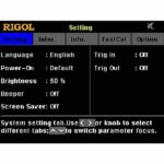 리골 Rigol TRIGGER-DP700 외부 트리거 입력 및 내부 트리거 출력