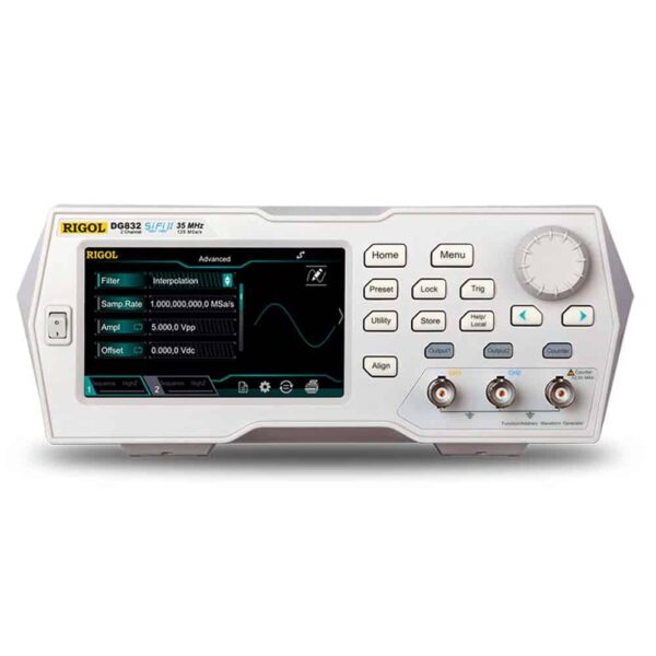 리골 Rigol DG812 2CH 10MHz 임의 파형 / 함수 발생기