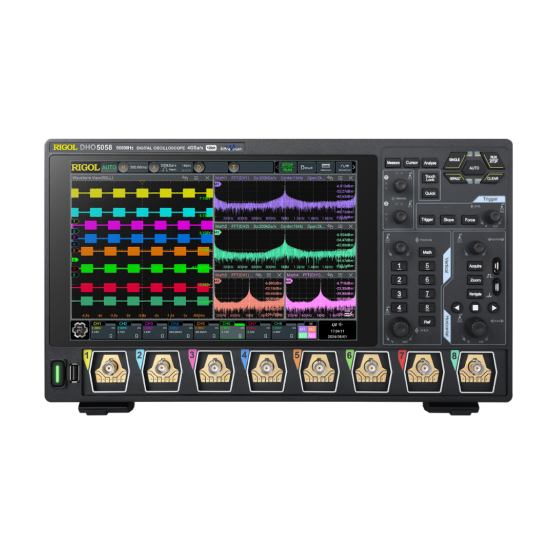 RIGOL 리골 DHO5058 500MHz 8채널 오실로스코프 3상전력분석