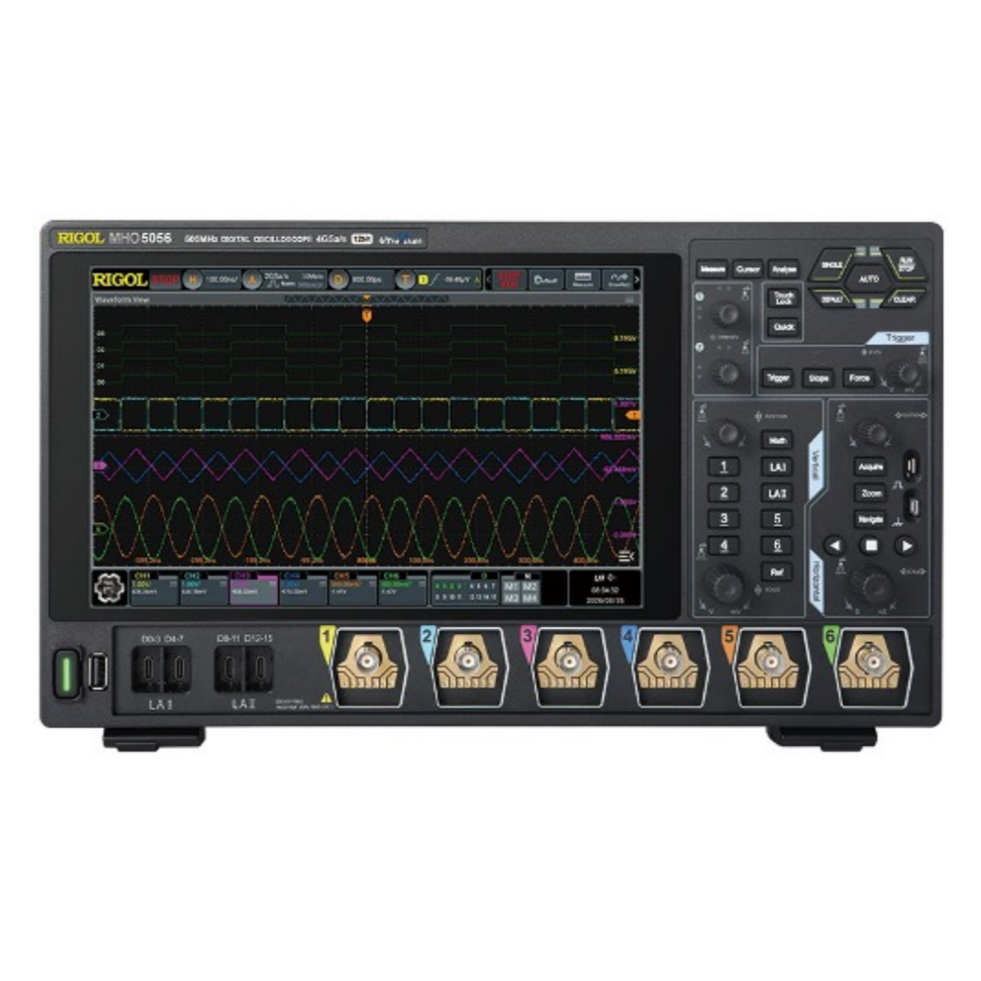 RIGOL 리골 MHO5056 500MHz 6채널 오실로스코프 3상전력분석 로직분석기 내장